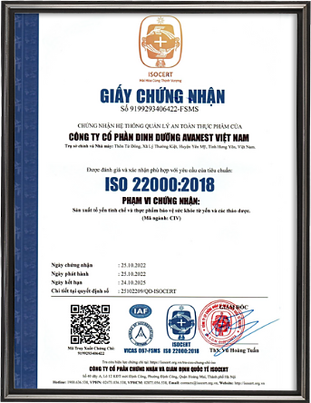ISO Certificate